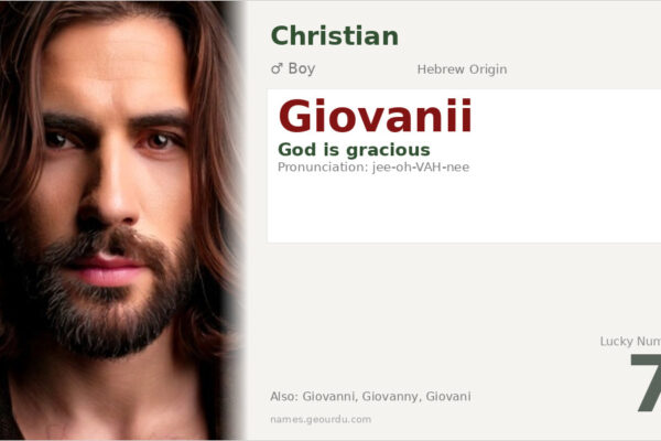 Giovanii Name Meaning — Hebrew Origin, Boy & Details (2025)