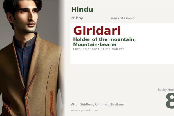 Giridari Name Meaning — Sanskrit Origin, Boy & Details (2025)