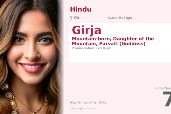 Girja Name Meaning — Sanskrit Origin, Girl Name & Goddess Parvati (2025)