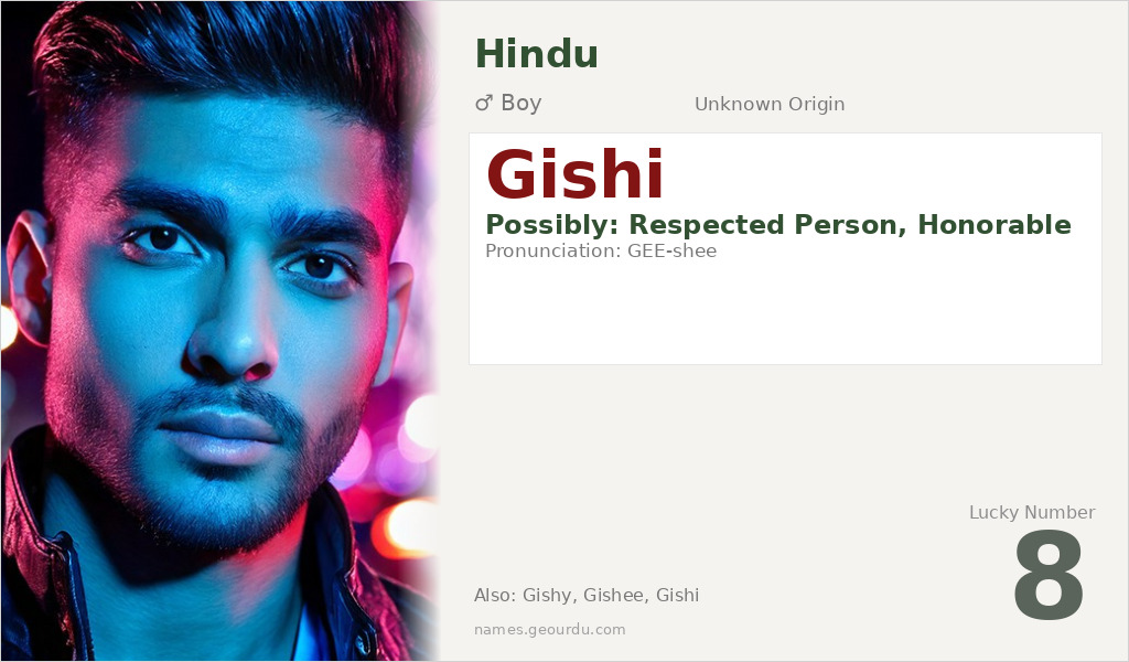 Gishi Name Meaning and Details