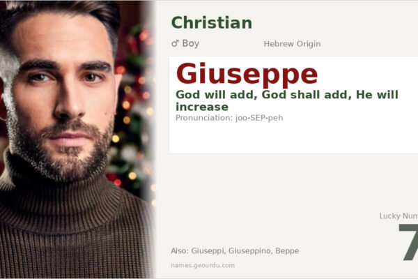 Giuseppe Name Meaning — Hebrew Origin, Boy Name & Details (2025)