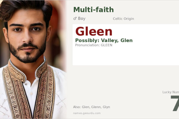 Gleen Name Meaning — Origin, Gender & Details (2025)