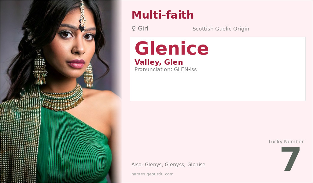 Glenice Name Meaning and Details
