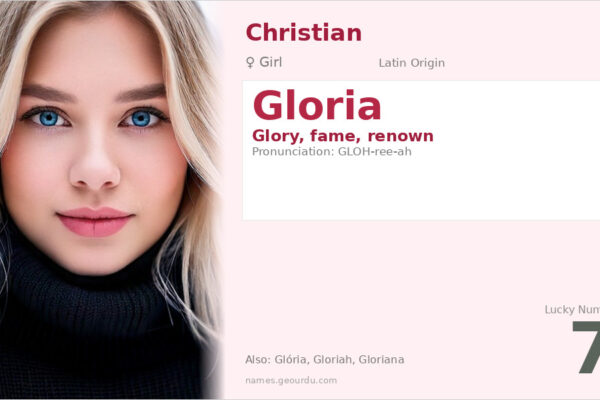 Gloria Name Meaning — Latin Origin, Girl Name & History (2025)