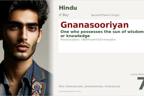 Gnanasooriyan Meaning — Sanskrit/Tamil Origin, Boy Name & Details (2025)