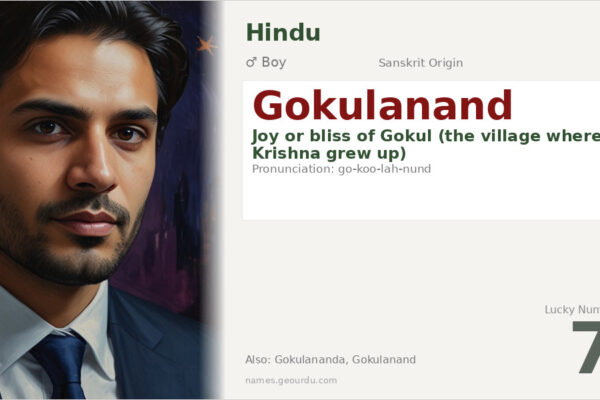 Gokulanand Meaning — Sanskrit Origin, Boy Name & Details (2025)