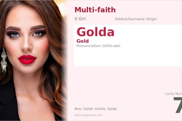 Golda Name Meaning — Yiddish Origin, Girl Name & History (2025)