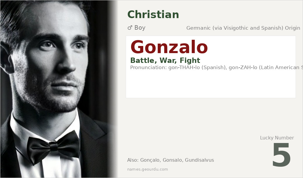 Gonzalo Name Meaning and Details