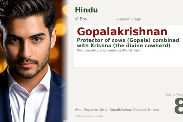 Gopalakrishnan Meaning — Sanskrit Origin, Boy Name & Details (2025)