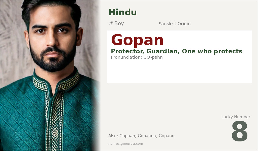 Gopan Name Meaning and Details
