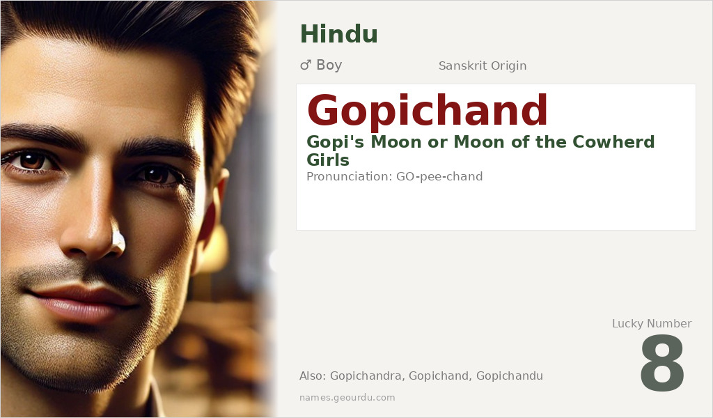 Gopichand Name Meaning and Details