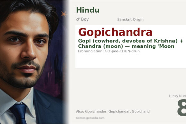 Gopichandra Meaning — Sanskrit Origin, Boy Name & Details (2025)