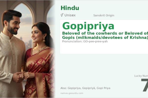 Gopipriya Name Meaning — Sanskrit Origin, Gender & Details (2025)