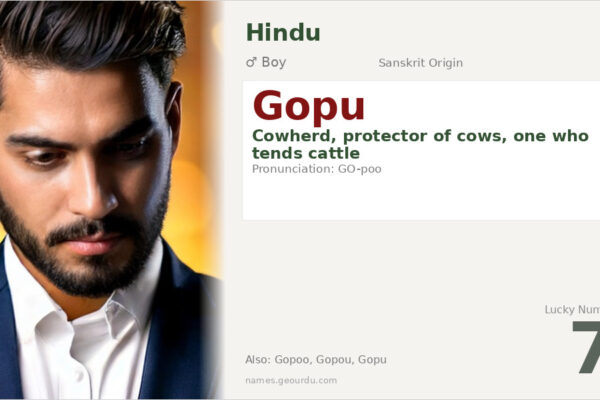 Gopu Name Meaning — Sanskrit Origin, Boy Hindu Name & Details (2025)