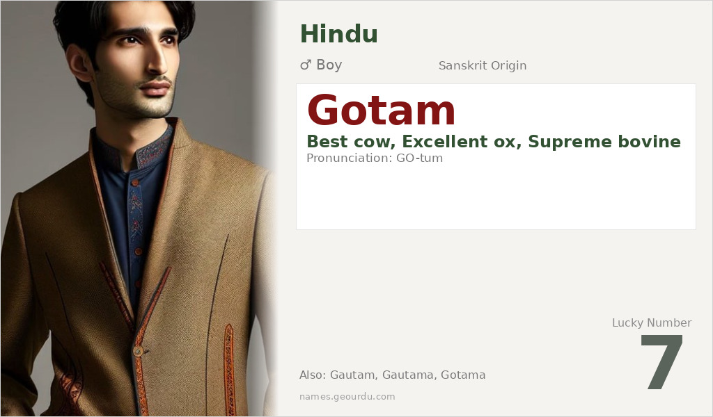 Gotam Name Meaning and Details
