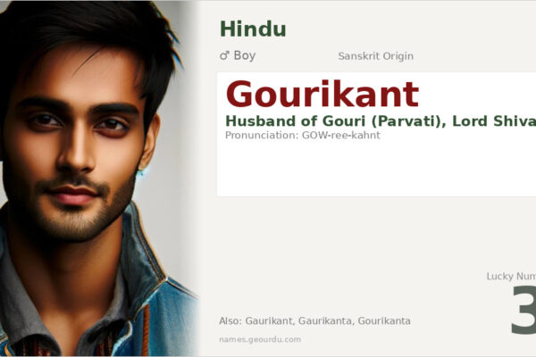 Gourikant Meaning — Sanskrit Origin, Hindu Boy Name & Details (2025)