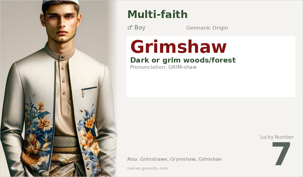 Grimshaw Name Meaning and Details