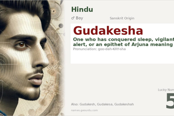 Gudakesha Meaning — Sanskrit Origin, Boy Name & Details (2025)