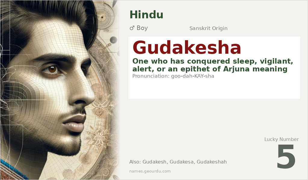 Gudakesha Name Meaning and Details