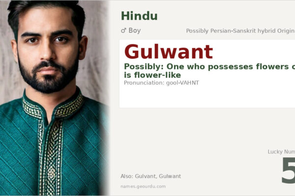 Gulwant Name Meaning — Origin, Gender & Details (2025)