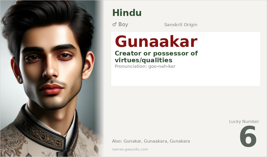 Gunaakar Name Meaning and Details