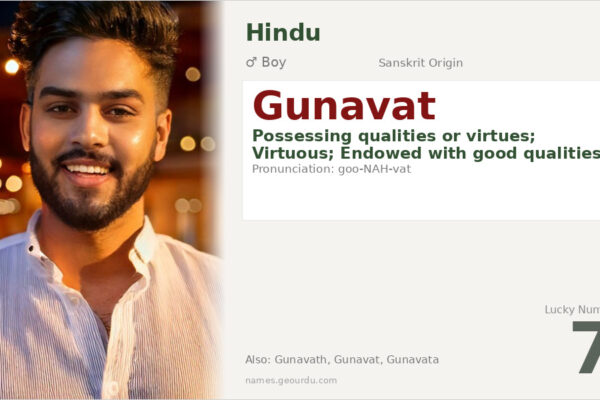 Gunavat Meaning — Sanskrit Origin, Boy Name & Details (2025)