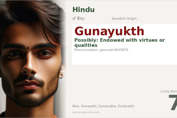 Gunayukth Name Meaning — Sanskrit Origin, Boy Name & Details (2025)