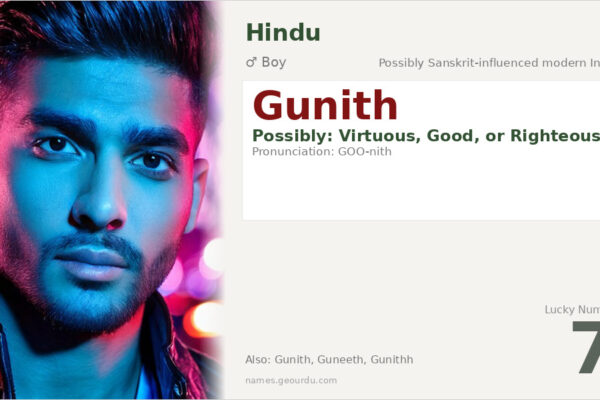 Gunith Name Meaning — Origin, Gender & Details (2025)