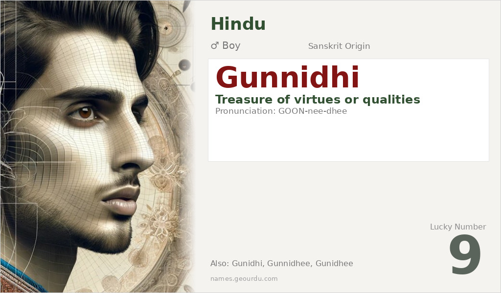 Gunnidhi Name Meaning and Details
