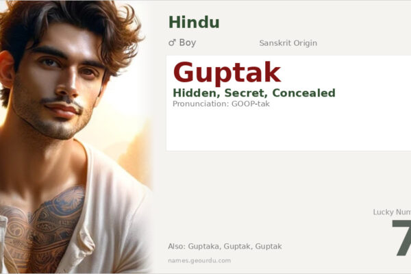 Guptak Name Meaning — Sanskrit Origin, Hidden Meaning & Details