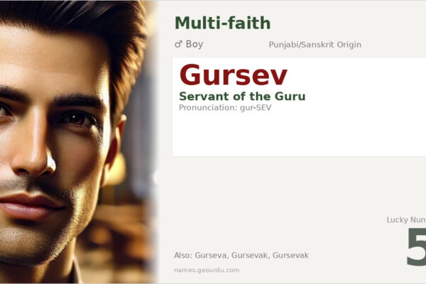 Gursev Name Meaning — Origin, Gender & Details (2025)