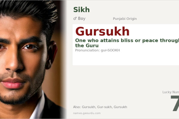 Gursukh Name Meaning — Punjabi Origin, Boy Name & Spiritual Significance