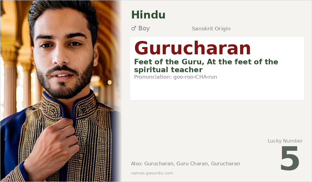 Gurucharan Name Meaning and Details