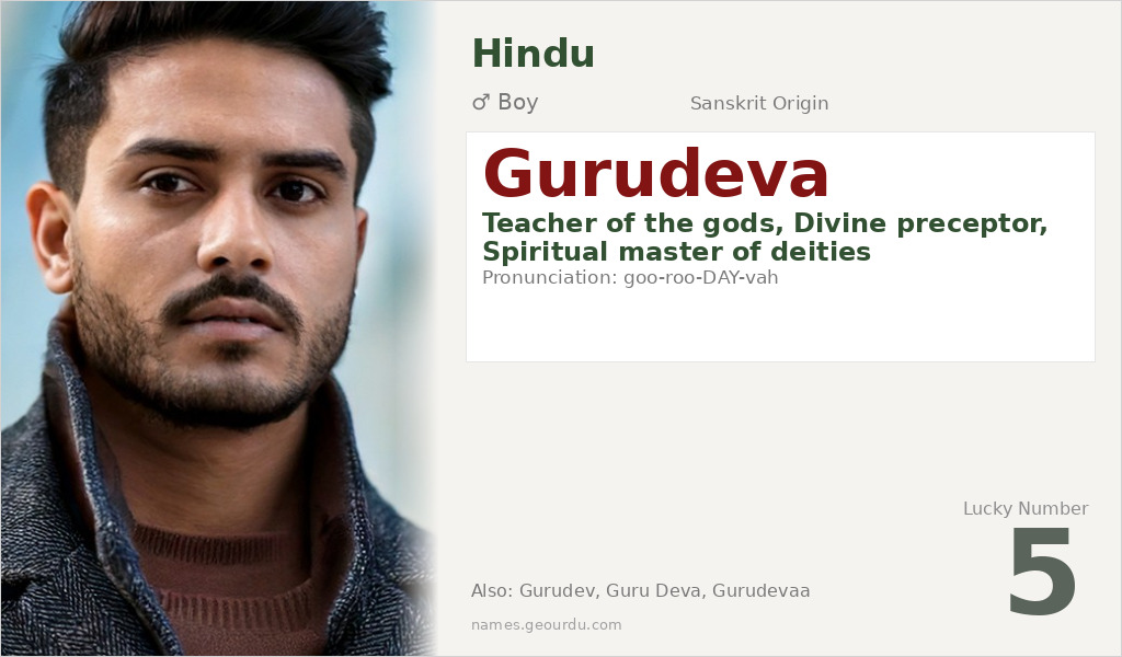 Gurudeva Name Meaning and Details