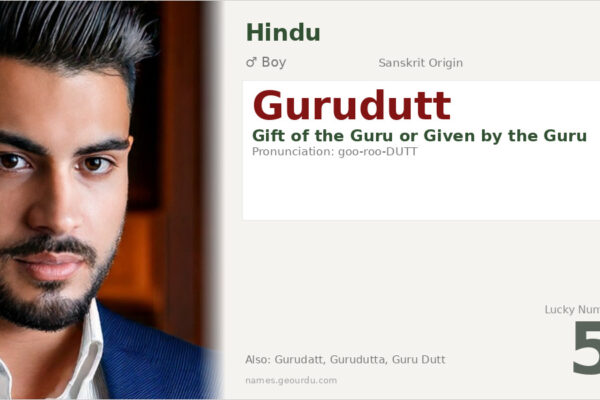 Gurudutt Name Meaning — Sanskrit Origin, Hindu Boy Name & Details (2025)