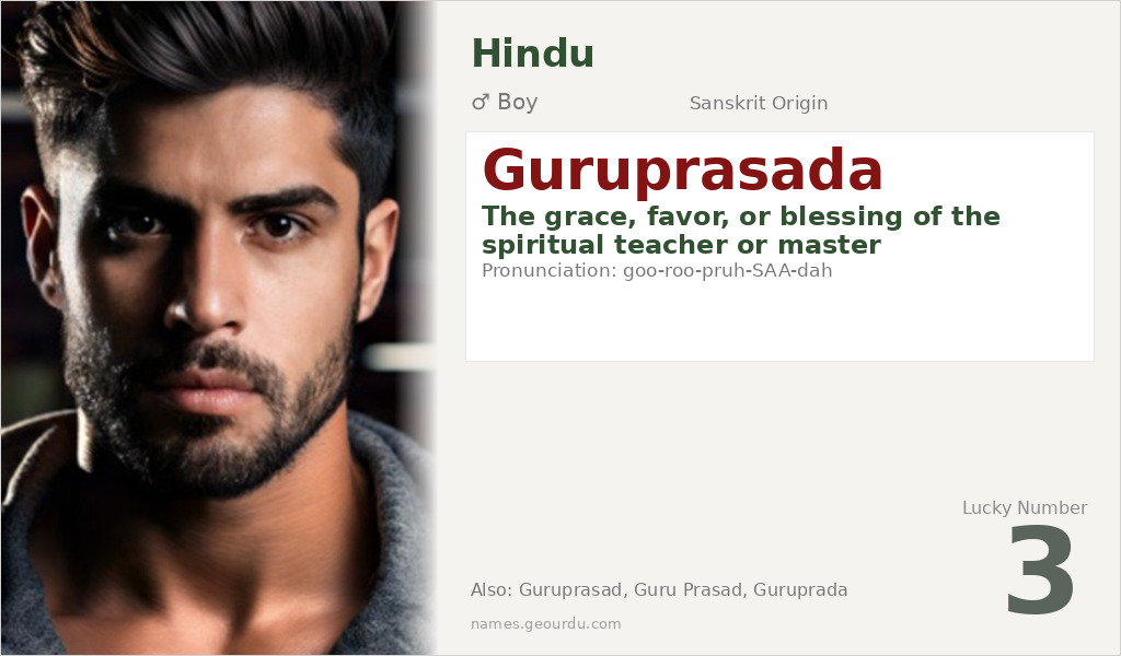 Guruprasada Name Meaning and Details