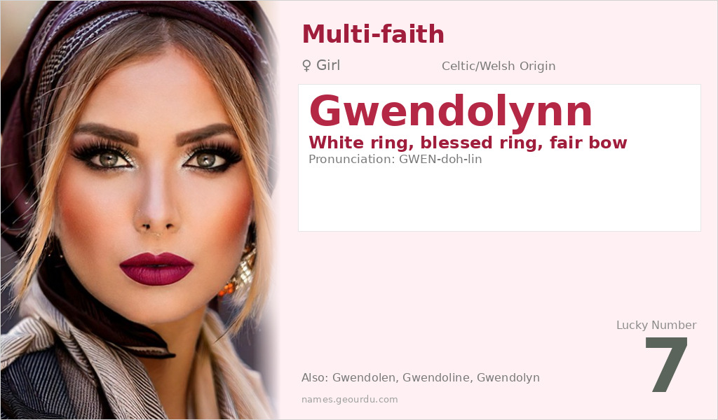 Gwendolynn Name Meaning and Details