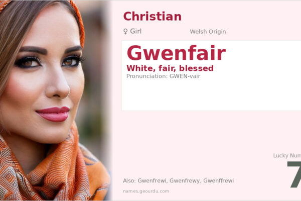 Gwenfair Name Meaning — Welsh Origin, Girl Name & History (2025)