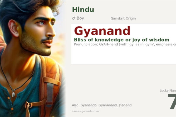 Gyanand Name Meaning — Sanskrit Origin, Hindu Boy Name & Details (2025)