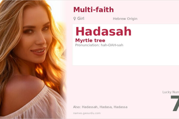 Hadasah Name Meaning — Hebrew Origin, Girl Name & Biblical Significance (2025)