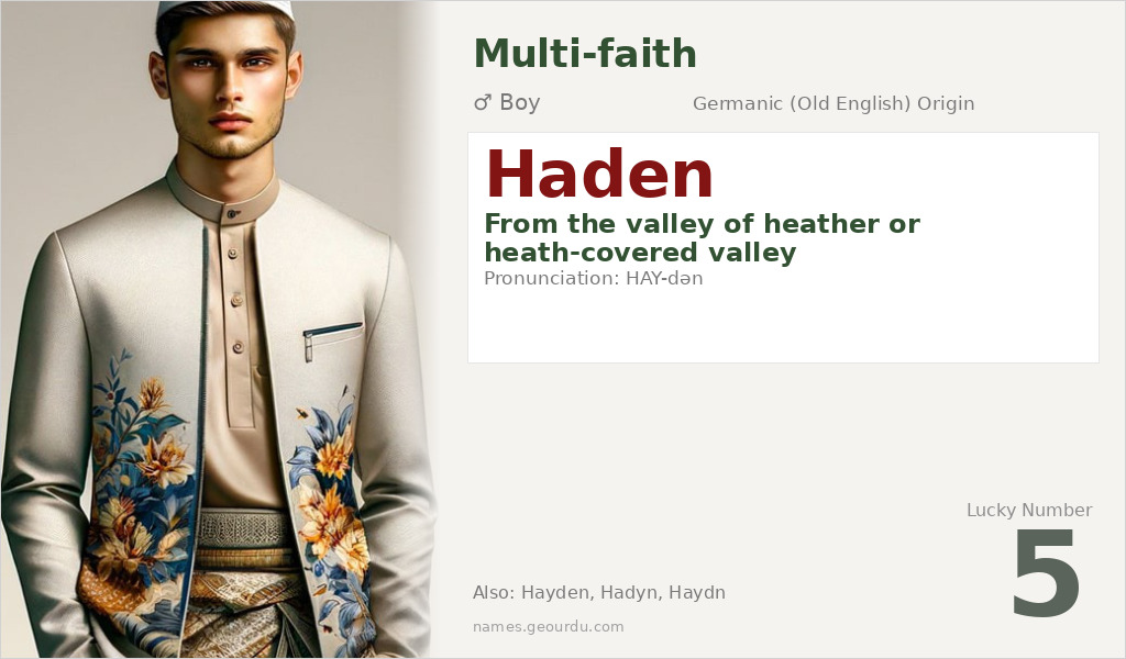 Haden Name Meaning and Details