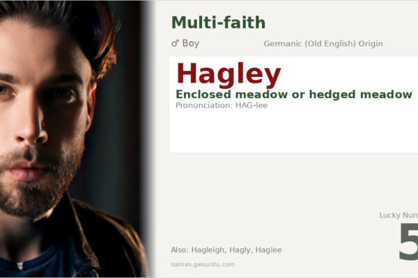 Hagley Name Meaning — English Origin, Boy Name & Details (2025)