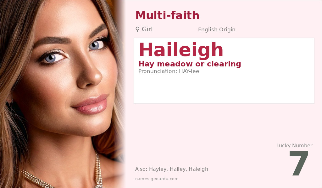 Haileigh Name Meaning and Details