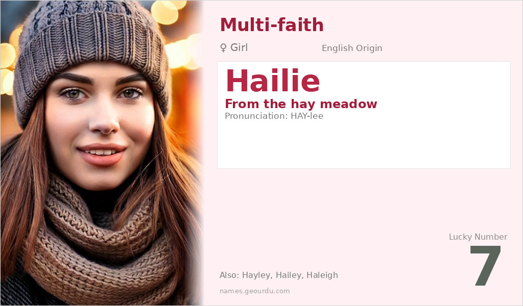 Hailie Name Meaning and Details