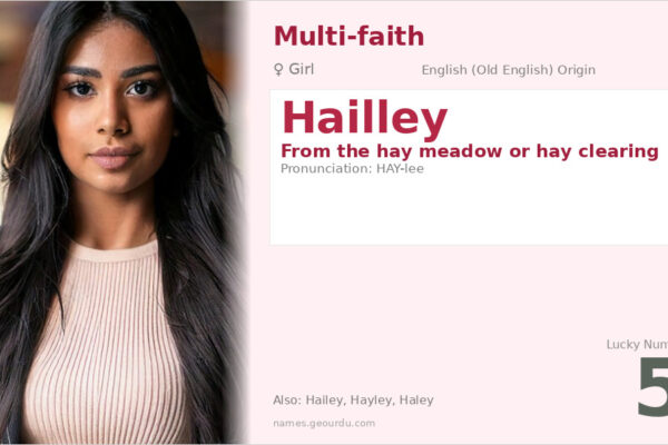 Hailley Name Meaning — Origin, Gender & Details (2025)