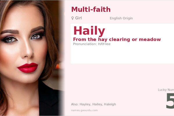 Haily Name Meaning — Origin, Gender & Details (2025)