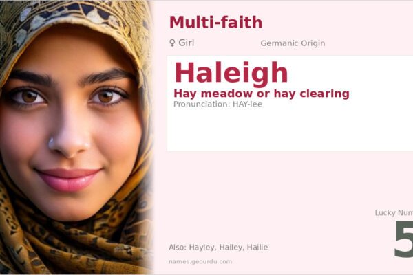 Haleigh Name Meaning — Origin, Gender & Details (2025)