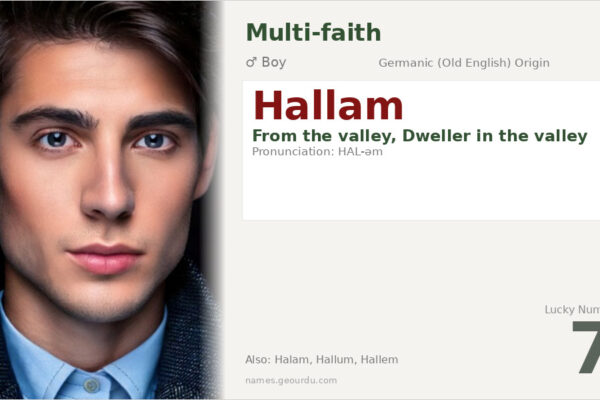 Hallam Name Meaning — Valley Origins, Boy Name & Details (2025)