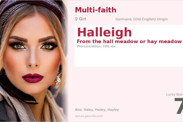 Halleigh Name Meaning — English Origin, Girl’s Name & Details (2025)