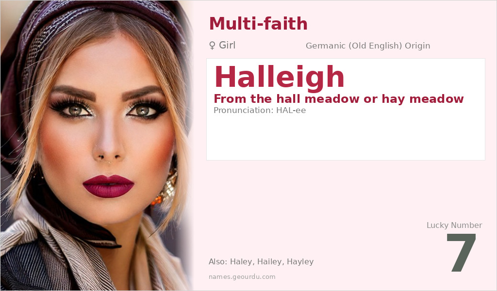 Halleigh Name Meaning and Details